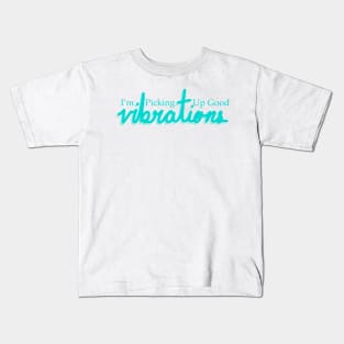 Good Vibrations Blue Kids T-Shirt